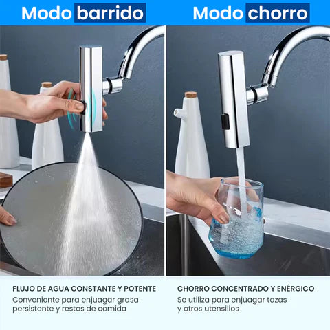 🚰✨ Grifo Giratorio Universal 360° – Comodidad y Ahorro en Tu Cocina y Baño ✨🚰