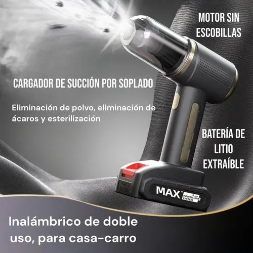 🌀✨ Aspiradora Inalámbrica Max – Potencia y Libertad de Movimiento ✨🌀