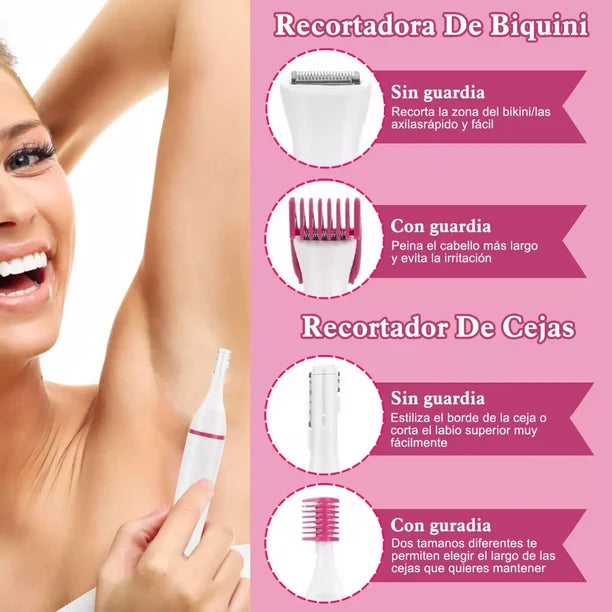 🌸 S-Depilador 5 en 1 Sweet – Suavidad y Precisión en Cada Pasada 🌸